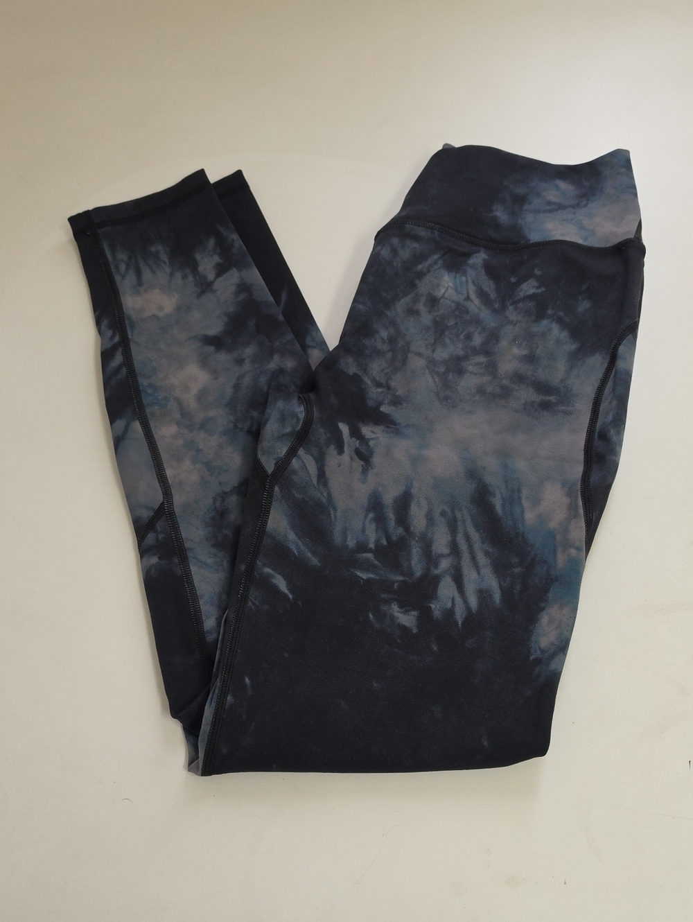 Alphalete Surface Pocket Leggings Size Small Tie Dye High Rise Compression Gym